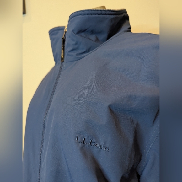 LL Bean Warm Up Jacket Fleece Lined, Water & Wind Resistant. XXL Tall - Picture 10 of 17